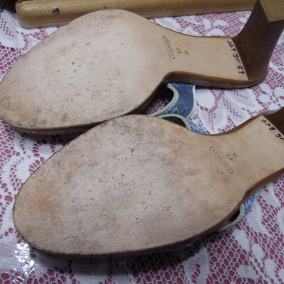 Coach Blue Logo Sandals Size 11 B (Medium) - Picture 6 of 7